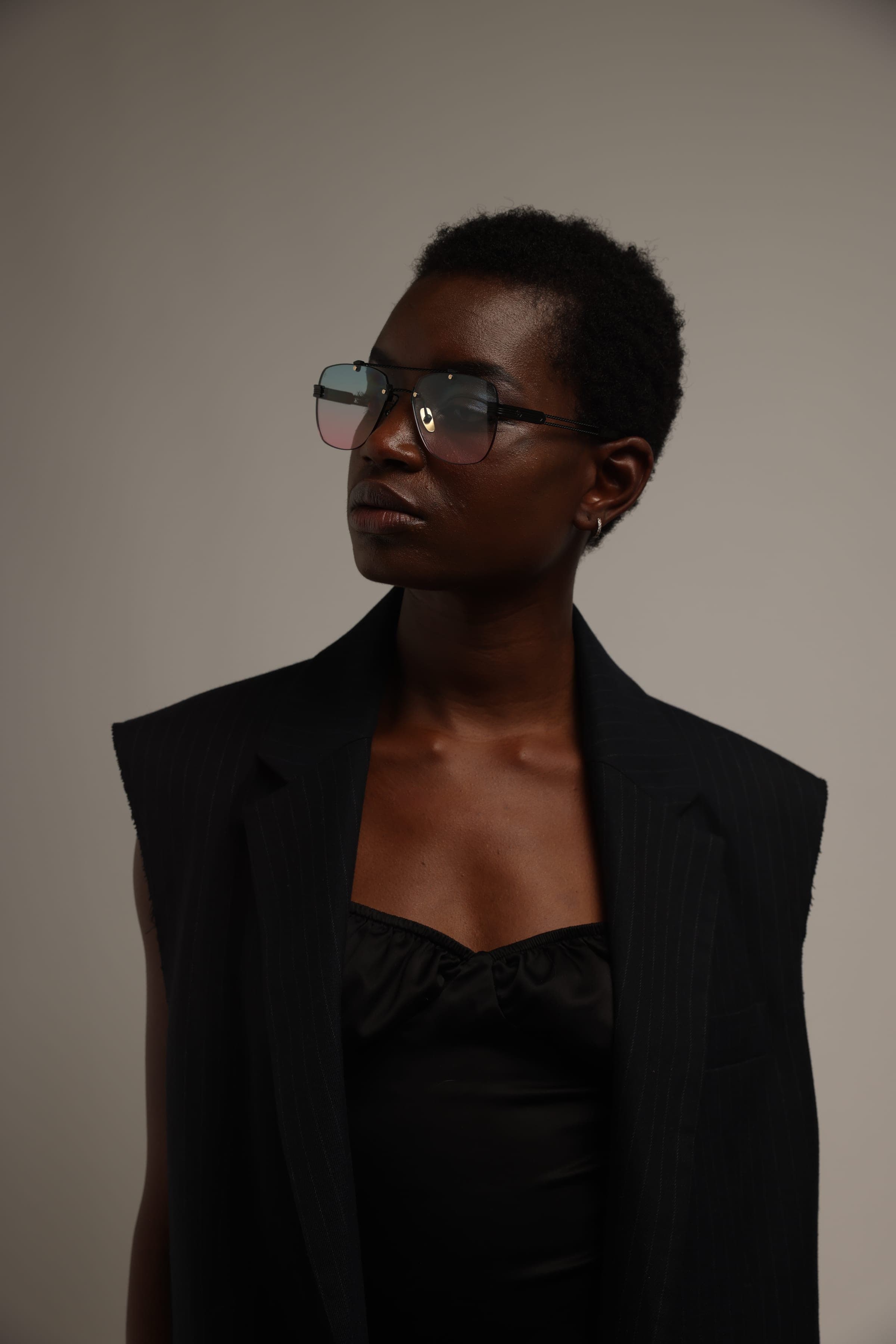 Célébrité portant lunettes LUJIA