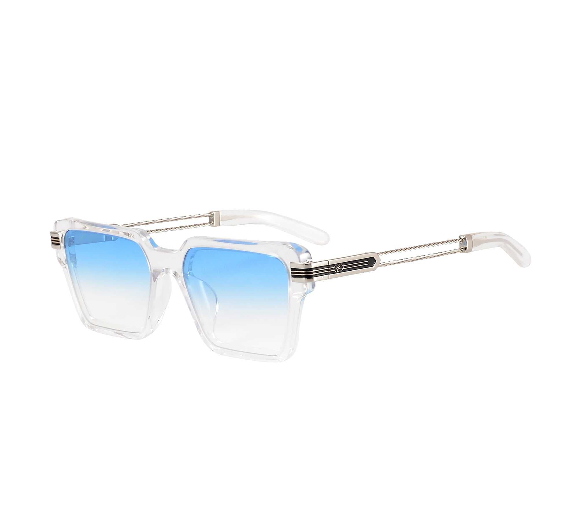 LJ007 Translucide Silver Gradient Blue